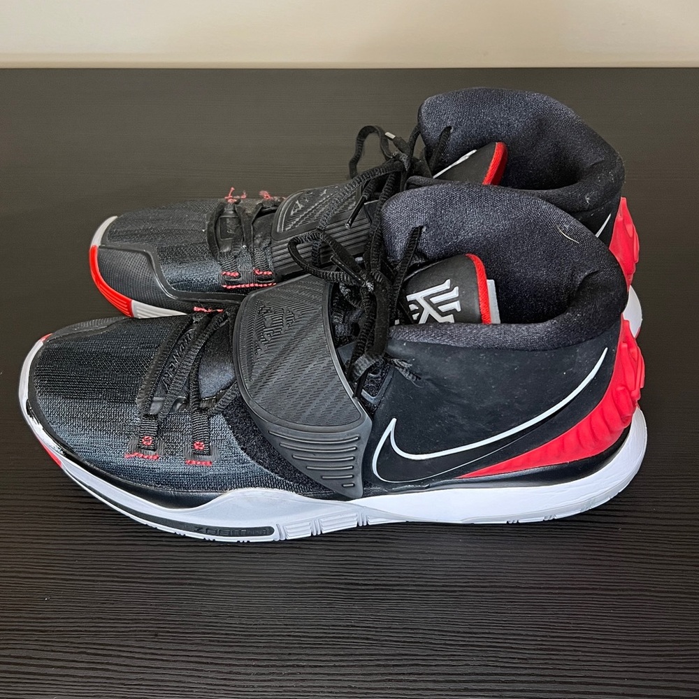 (GS) Nike Kyrie 6 'Bred' BQ5599-002 men’s 13